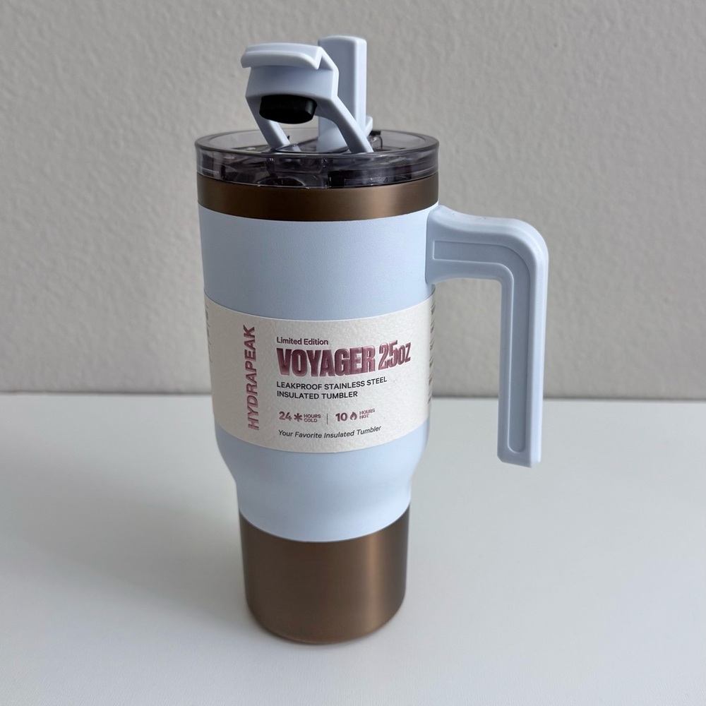 Limited Edition HydraPeak Voyager 25oz Insulated Tumbler/Mug With Sip & Chug Lid - Picture 8 of 12